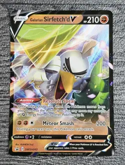 Galarian Sirfetch'd V - SWSH043 - SWSH: Sword & Shield Promo NM Pokemon Card - Image 1