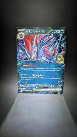 N's Zoroark Ex 98 Double Rare Card Journey Together Near Mint Condition - Image 1
