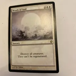 Wrath of God 9th Edition Regular. MTG TCG CARD - Image 1
