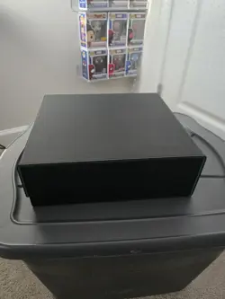 Card Holder Box Filled With Pokemon Bulk Cards, Dividers, Sleeves, Top Loaders - Image 1