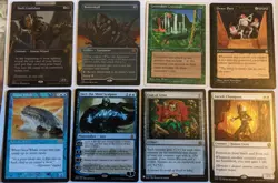 MTG Lot OF 8 OLD, VINTAGE & MODERN Cards. Many Staples. Borderless Foil - Image 1