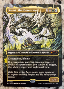 Magic the Gathering Yarok, the Desecrated Secret Lair Encyclopedia MTG (a) - Image 1