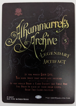 Alhammarret's Archive (0027) Secret Lair SLC Encyclopedia, Bonus, Foil, NM! - Image 1