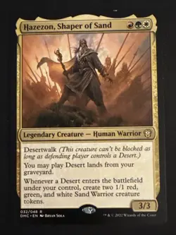 1x Hazezon, Shaper of Sand (32) Dominaria United Commander LP MTG Magic x1 MKE - Image 1
