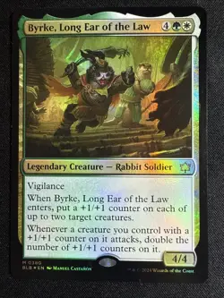 MTG Bloomburrow - #380 Byrke, Long Ear of the Law FOIL - Image 1