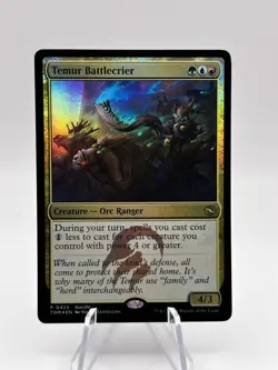 Temur Battlecrier 0425 Foil Promo Tarkir: Dragonstorm TDM MTG NM - Image 1