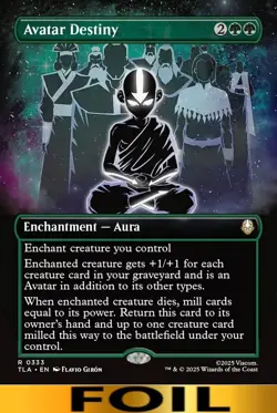 1x - Avatar Destiny - FOIL BORDERLESS #333 - Avatar: The Last Airbender - NM MTG - Image 1