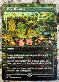 Magic the Gathering Crop Rotation Secret Lair Encyclopedia MTG (c) - Image 1