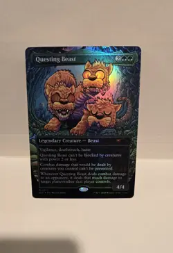 Questing Beast Foil Secret Lair Encyclopedia Of Magic Near Mint MTG - Image 1