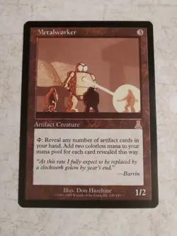 Metalworker NM MTG Magic The Gathering Urza's Destiny Artifact - Image 1