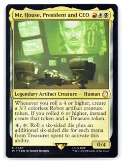 MTG NM Mr. House, President and CEO 7 M Universes Beyond: Fallout - Image 1