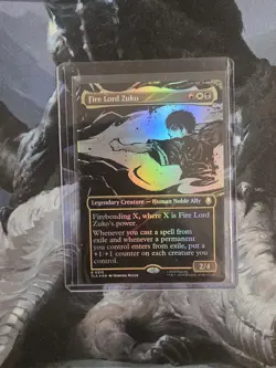 MTG Avatar The Last Airbender Fire Lord Zuko Borderless Foil 0315 - Image 1