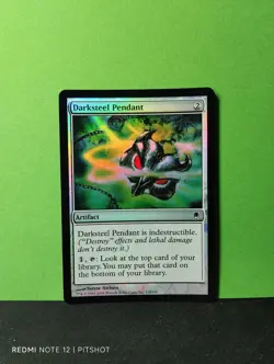 FOIL Darksteel Pendant / Nachtstahlanhanger - MTG Magic - Image 1