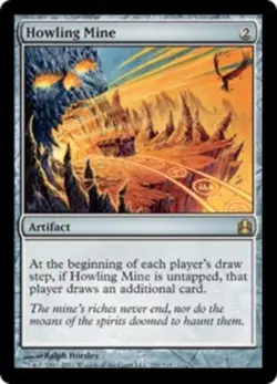 1x Howling Mine Heavy Play MTG Magic - Kid Icarus - - Image 1