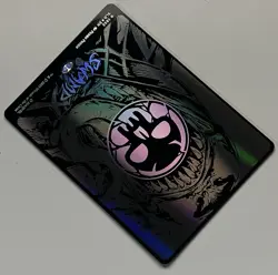 MTG Secret Lair Drop Swamp Basic Land RARE RAISED FOIL #1952 - Image 4