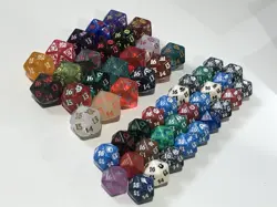 50 mtg spindown dice No Doubles! d20 life counter magic game dice - Image 2