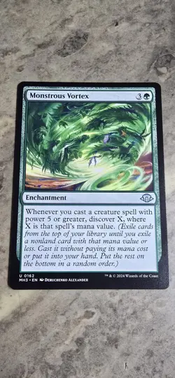 Monstrous Vortex Modern Horizons 3 Regular Enchantment Uncommon MTG NM - Image 1
