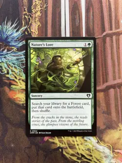 MTG Nature's Lore Commander Masters NM - Image 1