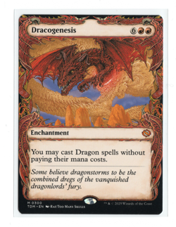 MTG - Dracogenesis - Showcase - Tarkir: Dragonstorm - NM - Image 1