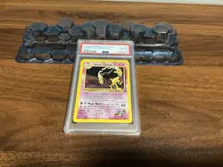 2000 POKEMON GYM CHALLENGE HOLO #16 SABRINA'S ALAKAZAM PSA 8 - Image 1
