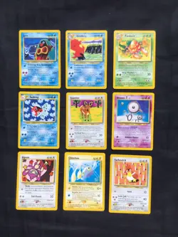 Pokemon Cards: Neo Revelation 19 Card Non-Holo Lot - Image 1