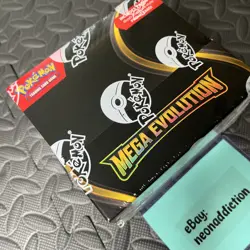 Pokemon TCG Mega Evolution Enhanced Booster Box w/ Box Topper Scarlet Violet NEW - Image 2