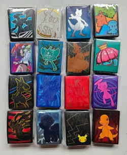 Pokemon TCG Various Sets ETB Deck Sleeves Sealed (Lot Of 16) - Image 1