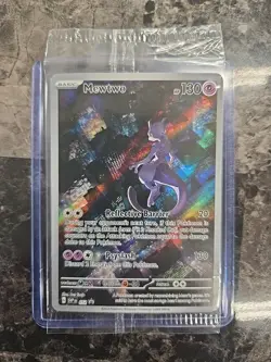 Pokemon TCG Mewtwo SVP 052 Scarlet Violet 151 Black Star Promo Sealed - Image 1