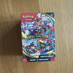 Pokemon TCG: Mega Evolution Booster Bundle 6 Booster Pack - Image 1