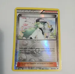 Pokemon Black & White Dark Explorers N Trainer Reverse Holo 96/108 Supporter NM - Image 1