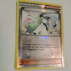 Pokemon Black & White Dark Explorers N Trainer Reverse Holo 96/108 Supporter NM - Image 2