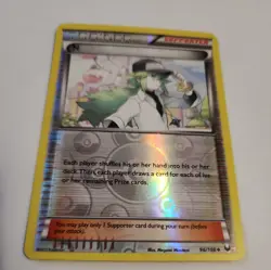 Pokemon Black & White Dark Explorers N Trainer Reverse Holo 96/108 Supporter NM - Image 5