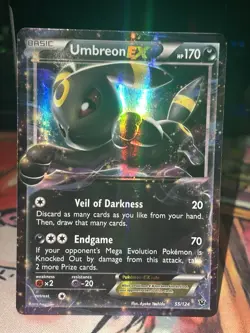 Pokemon TCG Umbreon EX XY Fates Collide 55/124 NM/LP+ - Image 1