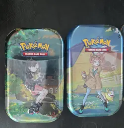 LOT OF 5 SPANISH Pokemon Crown Zenith CENIT SUPREMO Mini Tins 10 Packs Total - Image 2
