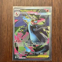 Pokemon TCG Mega Charizard X EX 109/094 Full Art Ultra Rare Phantasmal Flames - Image 1