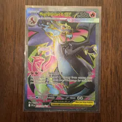 Pokemon TCG Mega Charizard X EX 109/094 Full Art Ultra Rare Phantasmal Flames - Image 2