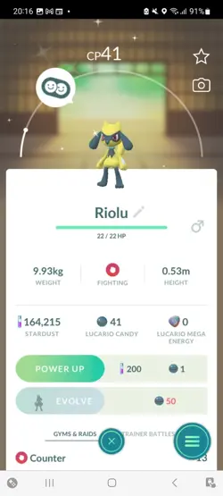 Pokemon Go (Stage 30) Shiny Riolu ( 8 Shinys ) - Image 2