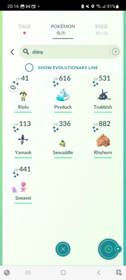 Pokemon Go (Stage 30) Shiny Riolu ( 8 Shinys ) - Image 3