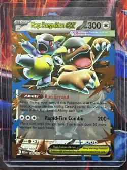 Mega Kangaskhan EX 104/132 Double Rare Pokemon Mega Evolution - Image 1