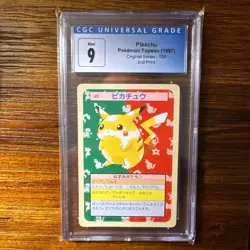 1997 Pokemon Topsun Pikachu Original Series 025 CGC 9 - Image 1