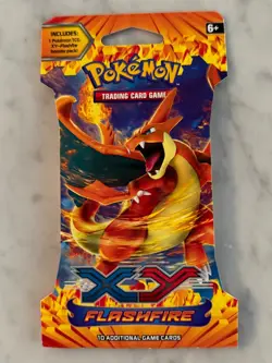 Pokemon XY Flashfire Charizard Booster Pack Sealed Blister 2014 Rare Vintage TCG - Image 1