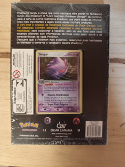 2007 POKEMON TCG GENGAR EX Legend Maker Half Theme Deck Book Portuguese SEALED - Image 2