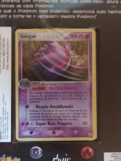 2007 POKEMON TCG GENGAR EX Legend Maker Half Theme Deck Book Portuguese SEALED - Image 3