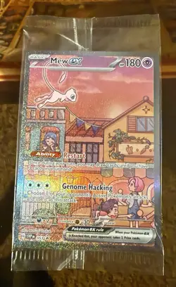 Mew ex SVP 053 Pokemon TCG Scarlet Violet 151 Black Star Promo Full Art SEALED - Image 1