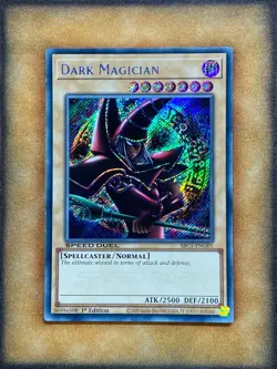 Yugioh Dark Magician SBC1-ENG01 Speed Duel Secret Rare Alt Art 1st Ed NM - Image 1