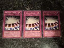 3X Straight Flush CDIP-EN050 - Yugioh Yu Gi Oh! 3 Playset 1st Edition - Image 1