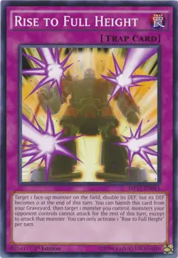 1x (EX) Rise to Full Height - MP17-EN043 - Common - 1st Edition YuGiOh - Image 1