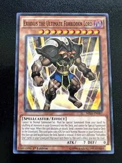 Exodius the Ultimate Forbidden Lord 1st Edition MIL1-EN007 LP - Image 1