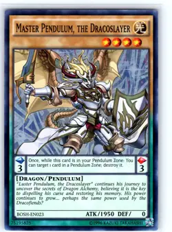 Master Pendulum, the Dracoslayer Super Rare Unlimited BOSH-EN023 LP - Image 1
