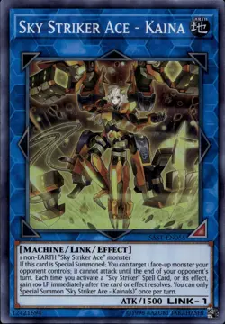 Sky Striker Ace - Kaina NA Unl Ed Super Rare SAST-EN055 Yu-Gi-Oh! - Image 1